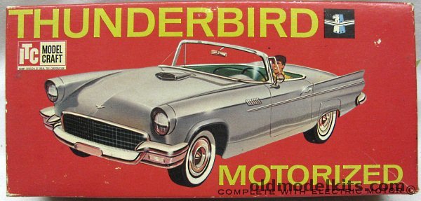 ITC 1/21 1956 Ford Thunderbird - Motorized, 3695-198 plastic model kit